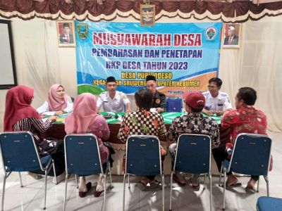Pemdes Purwodeso Gelar Musdes Pembahasan dan Penetapan RKP Desa Tahun 2023 
